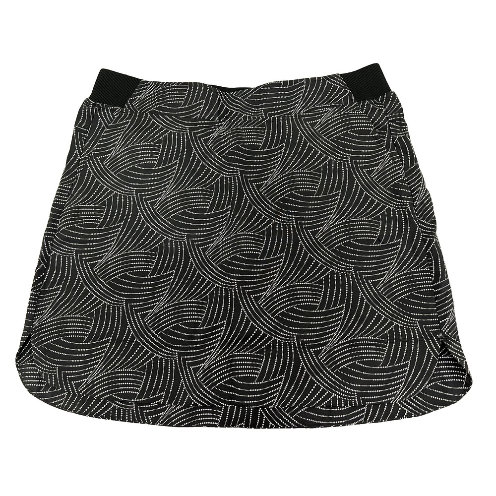 Cypress Club Women's Skort Active Tennis Golf Skirt Black White Med NWT